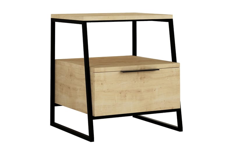 Desgrar Nattbord 45x50 cm - Brun - Møbler - Bord - Avlastningsbord - Sengebord & nattbord
