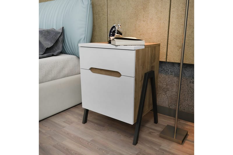 Desgrar Nattbord 45x63,5 cm - Brun - Møbler - Bord - Avlastningsbord - Sengebord & nattbord