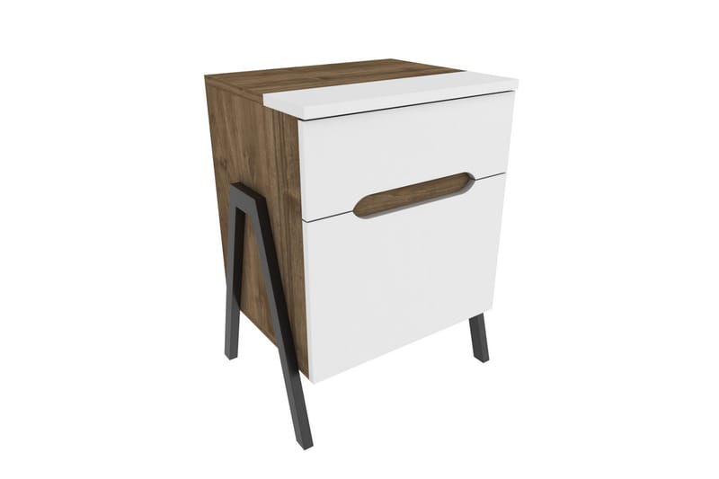 Desgrar Nattbord 45x63,5 cm - Brun - Møbler - Bord - Avlastningsbord - Sengebord & nattbord