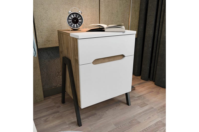 Desgrar Nattbord 45x63,5 cm - Brun - Møbler - Bord - Avlastningsbord - Sengebord & nattbord