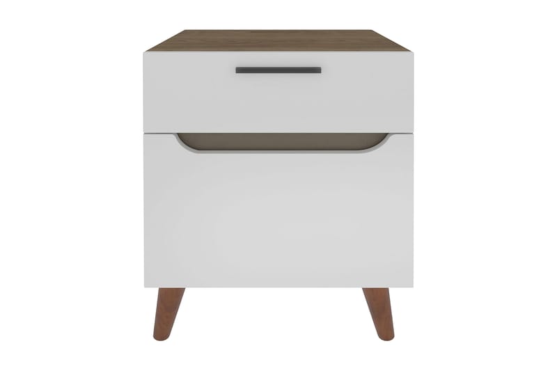 Desgrar Nattbord 45x63 cm - Hvit - Møbler - Bord - Avlastningsbord - Sengebord & nattbord
