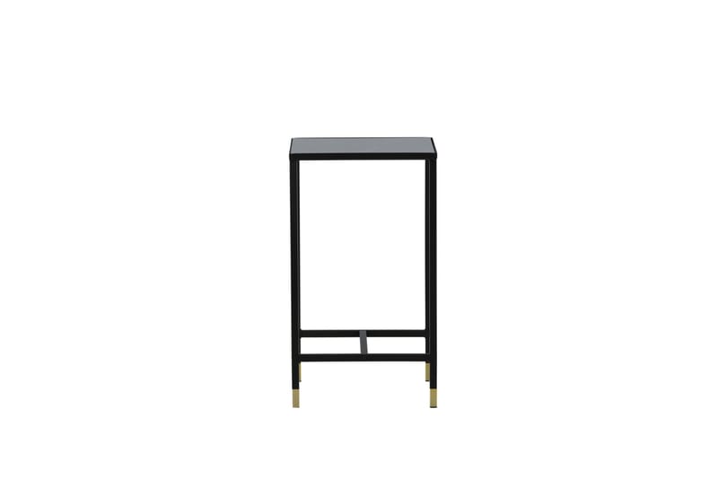 Dipp Nattbord 40 cm MarmorMønster - Glas/Sort/Grå - Møbler - Bord - Avlastningsbord - Sengebord & nattbord