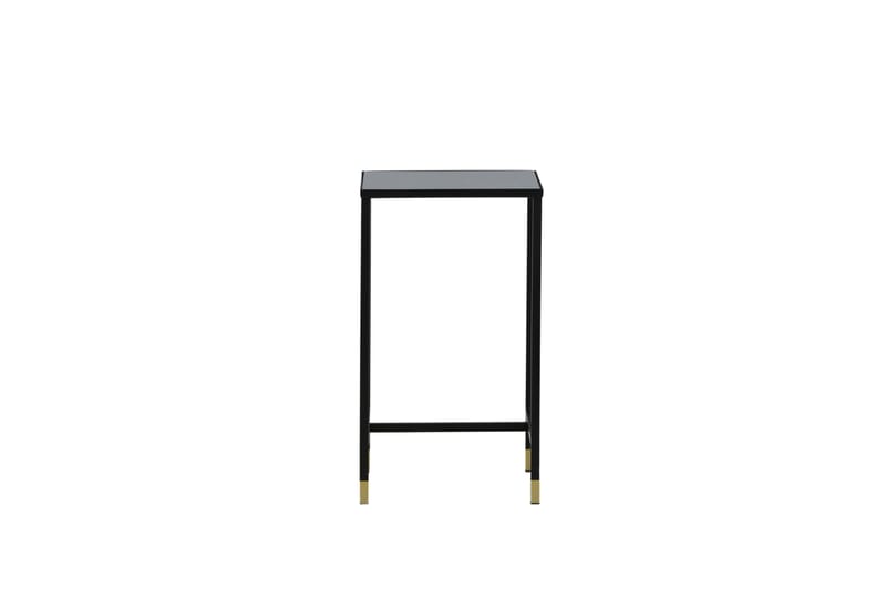 Dipp Nattbord 40 cm MarmorMønster - Glas/Sort/Grå - Møbler - Bord - Avlastningsbord - Sengebord & nattbord
