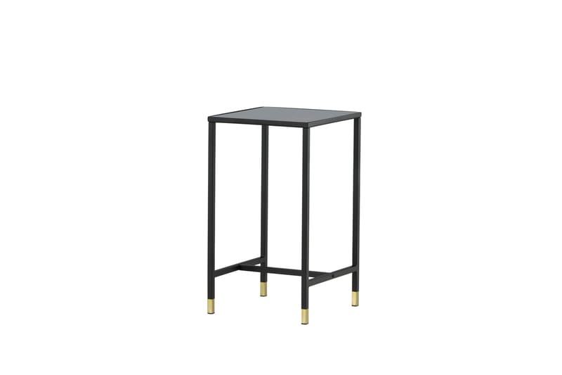 Dipp Nattbord 40 cm MarmorMønster - Glas/Sort/Grå - Møbler - Bord - Avlastningsbord - Sengebord & nattbord