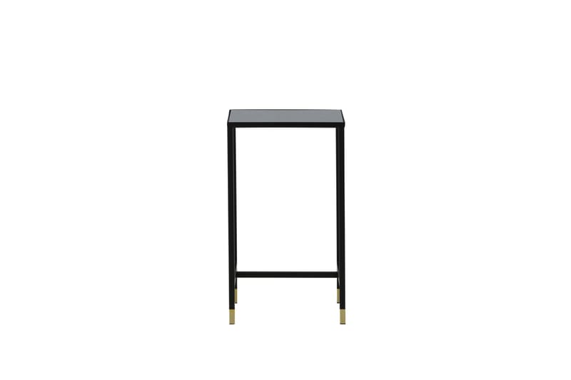 Dipp Nattbord 40 cm MarmorMønster - Glas/Sort/Grå - Møbler - Bord - Avlastningsbord - Sengebord & nattbord