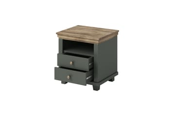 Doade Nattbord 62x200 cm - Grønn|Natur - Møbler - Bord - Avlastningsbord - Sengebord & nattbord