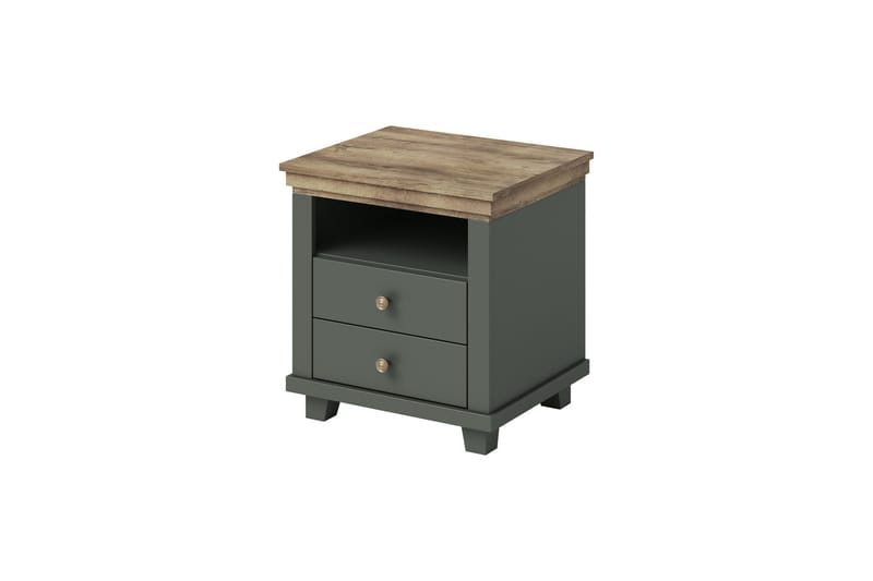 Doade Nattbord 62x200 cm - Grønn|Natur - Møbler - Bord - Avlastningsbord - Sengebord & nattbord