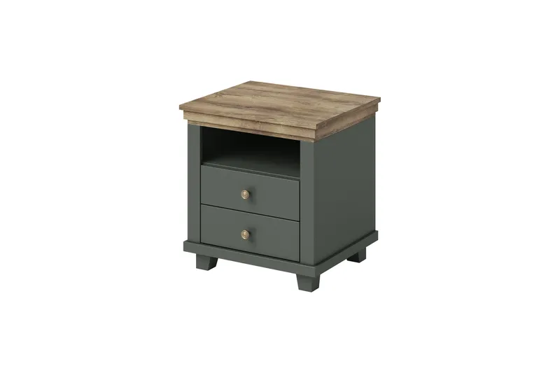 Doade Nattbord 62x200 cm - Grønn|Natur - Møbler - Bord - Avlastningsbord - Sengebord & nattbord