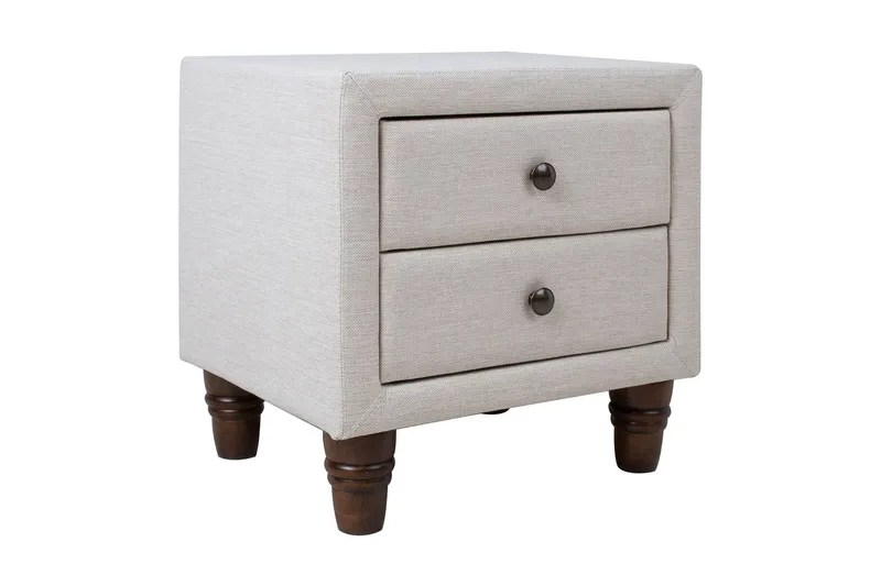 Emilia Nattbord Lysebeige - Møbler - Bord - Avlastningsbord - Sengebord & nattbord