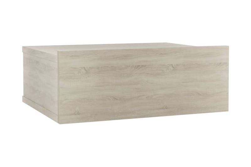 Flytende nattbord 2 stk sonoma eik 40x30x15 cm sponplate - Møbler - Bord - Avlastningsbord - Sengebord & nattbord