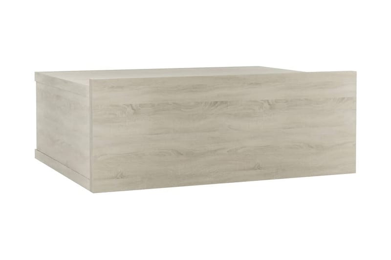 Flytende nattbord sonoma eik 40x30x15 cm sponplate - M�øbler - Bord - Avlastningsbord - Sengebord & nattbord