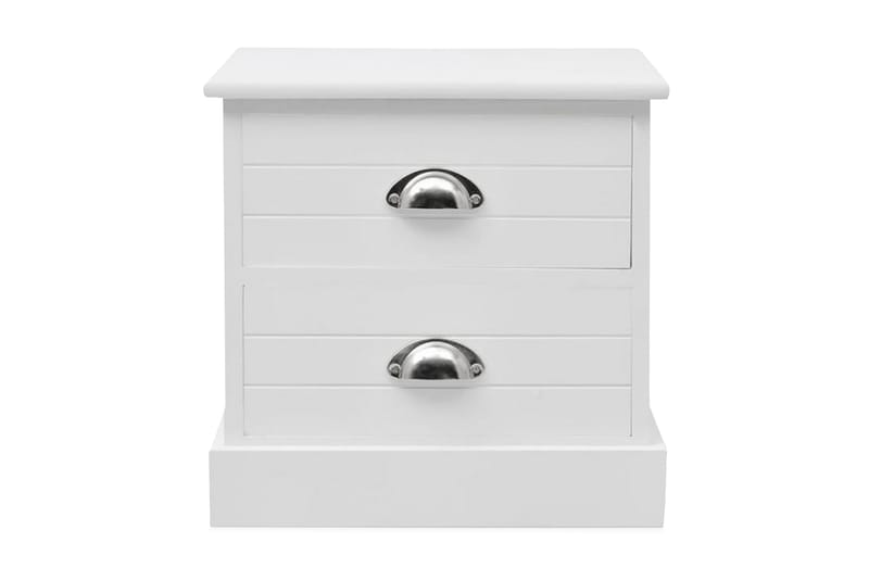Franske Nattbord 2 stk Hvit - Hvit - Møbler - Bord - Avlastningsbord - Sengebord & nattbord