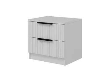 Fruitland Nattbord 54 cm - Hvit - Møbler - Bord - Avlastningsbord - Sengebord & nattbord