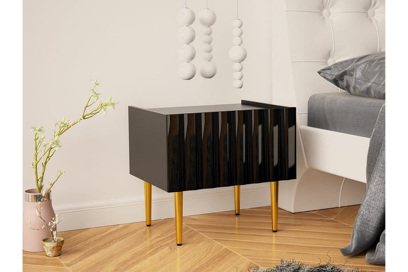Glenndale Sängbord 50 cm Concept 55 Black - Møbler - Bord - Avlastningsbord - Sengebord & nattbord