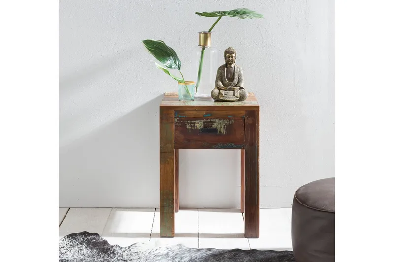 Haage Nattbord 40 cm - Flerfarget - Møbler - Bord - Avlastningsbord - Sengebord & nattbord