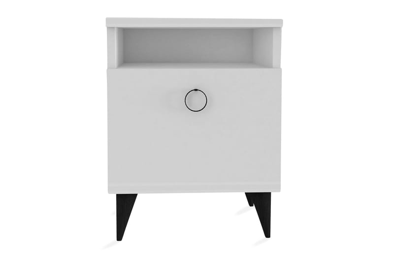 Harbours Nattbord 52 cm - Hvit - Møbler - Bord - Avlastningsbord - Sengebord & nattbord