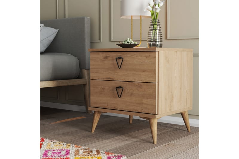 Heibert Nattbord 52 cm - Natur - Møbler - Bord - Avlastningsbord - Sengebord & nattbord