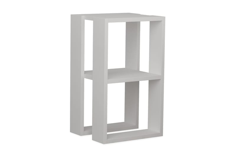 Homitis Nattbord 30 cm med Oppbevaring Hylle - Hvit - Møbler - Bord - Avlastningsbord - Sengebord & nattbord