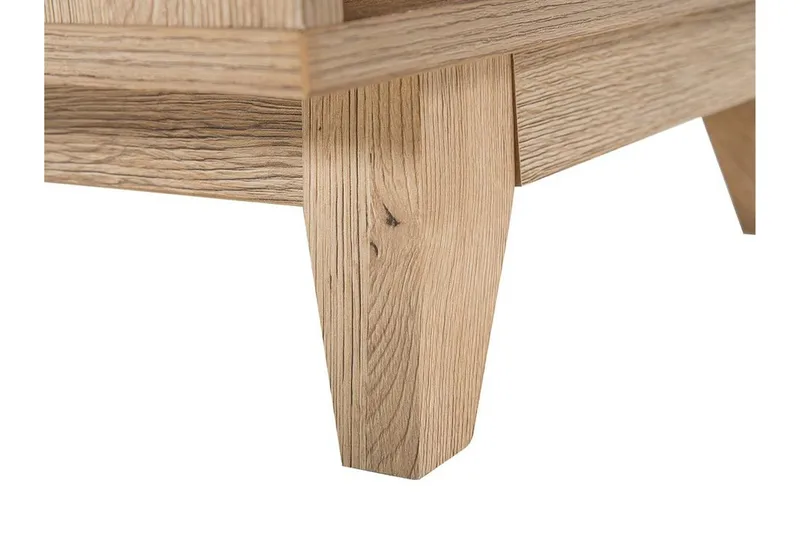 Hultz Nattbord 50 cm med Oppbevaring Skuff + Hylle - Hvit - Møbler - Bord - Avlastningsbord - Sengebord & nattbord