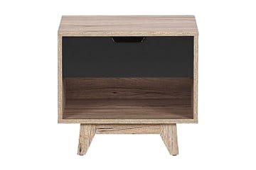 Hultz Sofabord 50 cm - Svart/Lyst Tre - Møbler - Bord - Avlastningsbord - Sengebord & nattbord