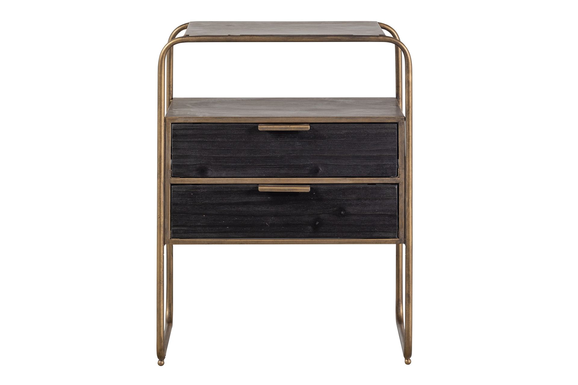 Innertavle Nattbord 45 cm - Antikk Messing - Møbler - Bord - Avlastningsbord - Sengebord & nattbord