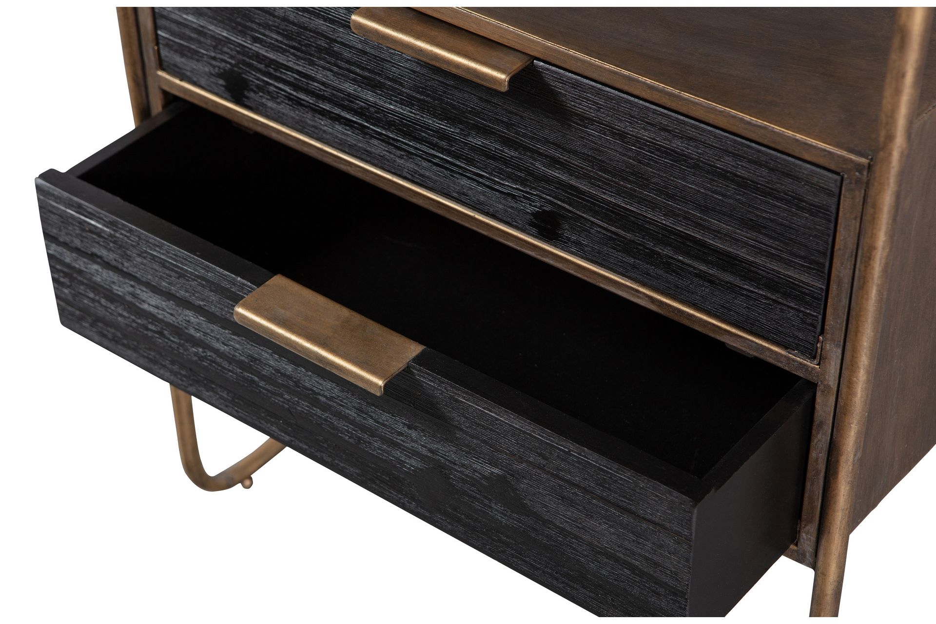 Innertavle Nattbord 45 cm - Antikk Messing - Møbler - Bord - Avlastningsbord - Sengebord & nattbord