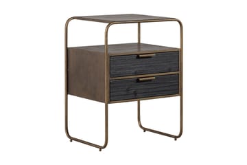 Innertavle Nattbord 45 cm - Antikk Messing - Møbler - Bord - Avlastningsbord - Sengebord & nattbord