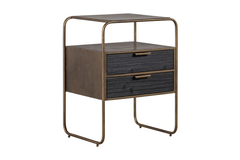 Innertavle Nattbord 45 cm - Antikk Messing - Møbler - Bord - Avlastningsbord - Sengebord & nattbord