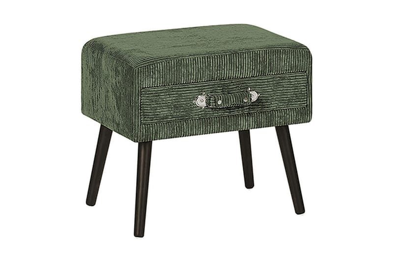 Jalendu Sofabord 50 cm - Grønn/Kunstskinn - Sengebord & nattbord