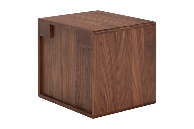Jerup Nattbord 32x40 cm Venstre Massiv Valnøtt - Brun - Møbler - Bord - Avlastningsbord - Sengebord & nattbord