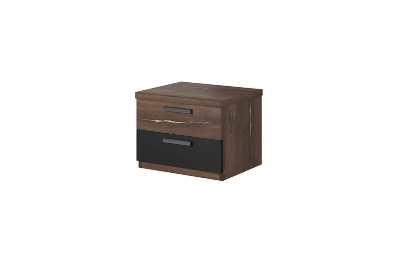 Joannie Nattbord 46 cm - Mørkebrun - Møbler - Bord - Avlastningsbord - Sengebord & nattbord