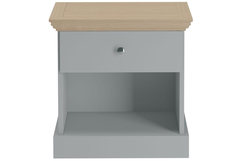 Jundapah Nattbord 45x35 cm - Grå/Brun - Møbler - Bord - Avlastningsbord - Sengebord & nattbord