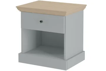 Jundapah Nattbord 45x35 cm - Grå/Brun - Møbler - Bord - Avlastningsbord - Sengebord & nattbord