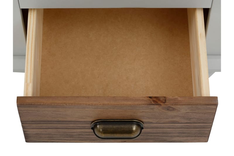 Kagami Nattbord 45x38 cm - Grå/Brun - Møbler - Bord - Avlastningsbord - Sengebord & nattbord