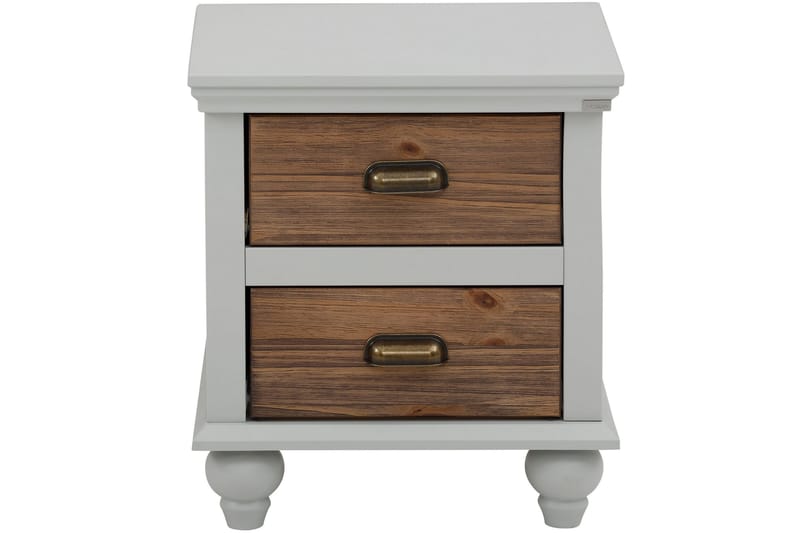 Kagami Nattbord 45x38 cm - Grå/Brun - Møbler - Bord - Avlastningsbord - Sengebord & nattbord