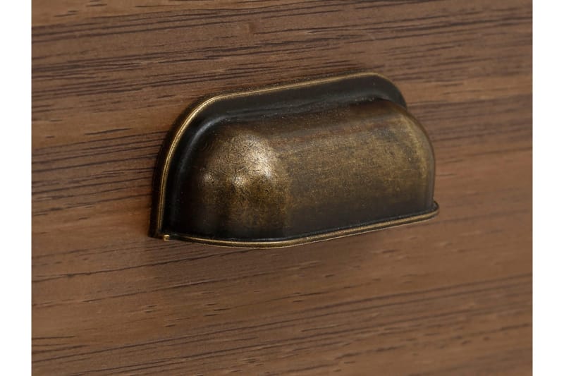 Kagami Nattbord 45x38 cm - Grå/Brun - Møbler - Bord - Avlastningsbord - Sengebord & nattbord