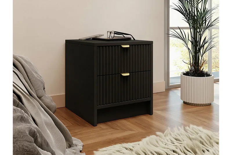 Kintore Sengbord 35 cm - Svart - Møbler - Bord - Avlastningsbord - Sengebord & nattbord