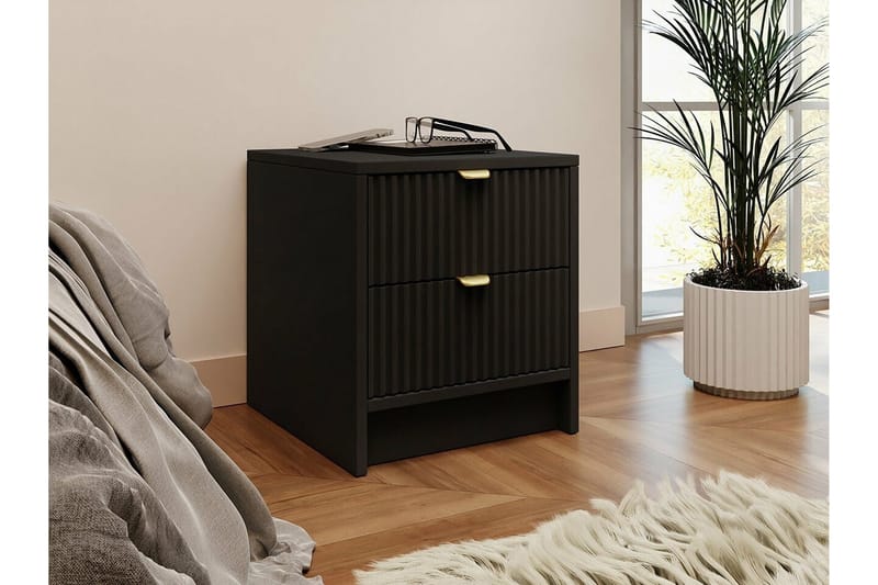 Kintore Sengbord 35 cm - Svart - Møbler - Bord - Avlastningsbord - Sengebord & nattbord