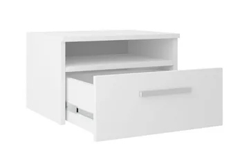Kintore Sengbord 50 cm - Hvid - Møbler - Bord - Avlastningsbord - Sengebord & nattbord