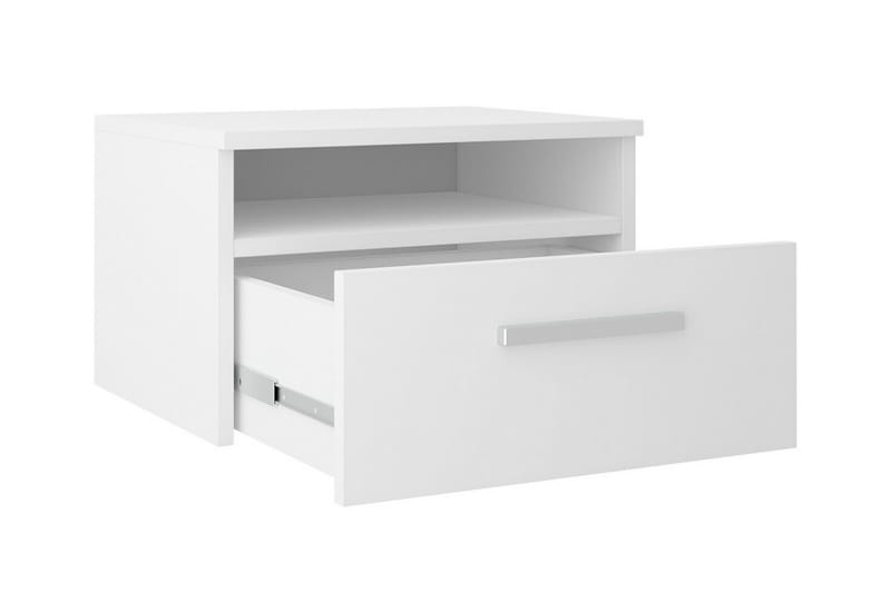 Kintore Sengbord 50 cm - Hvid - Møbler - Bord - Avlastningsbord - Sengebord & nattbord