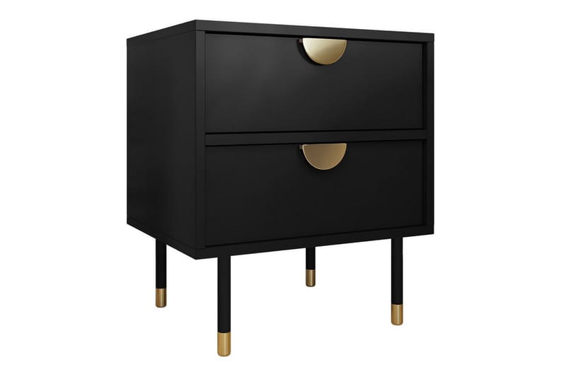 Kintore Sengbord 51 cm - Svart - Møbler - Bord - Avlastningsbord - Sengebord & nattbord