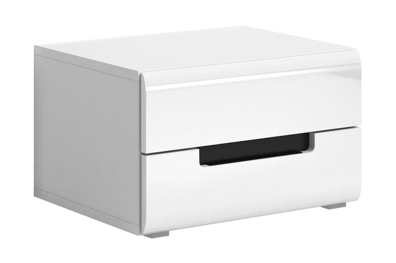 Larguie Nattbord 52x34 cm - Hvit - Møbler - Bord - Avlastningsbord - Sengebord & nattbord