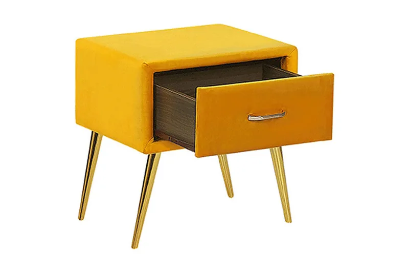 Larochelle Nattbord - Gul - Møbler - Bord - Avlastningsbord - Sengebord & nattbord