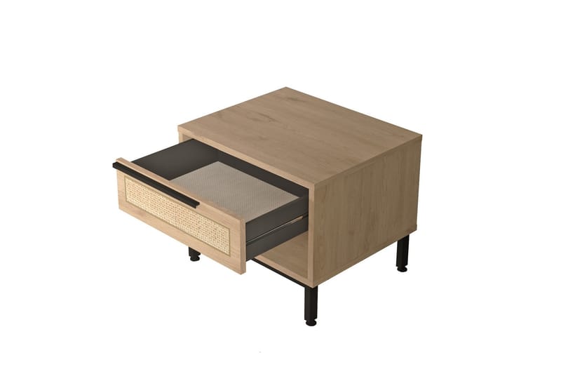 Liyakat Nattbord 53,6 cm - Eik - Møbler - Bord - Avlastningsbord - Sengebord & nattbord