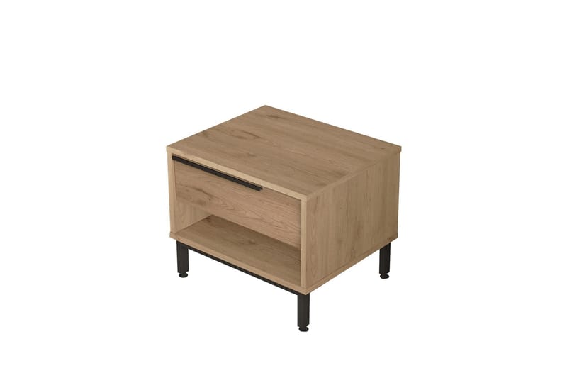 Liyakat Nattbord 53,6 cm - Valnøtt - Møbler - Bord - Avlastningsbord - Sengebord & nattbord