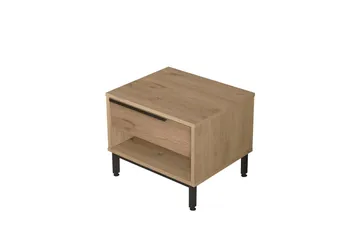 Liyakat Nattbord 53,6 cm - Valnøtt - Møbler - Bord - Avlastningsbord - Sengebord & nattbord