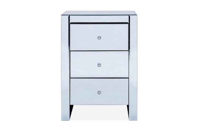 Lorris Nattbord 45 cm - Sølv - Møbler - Bord - Avlastningsbord - Sengebord & nattbord