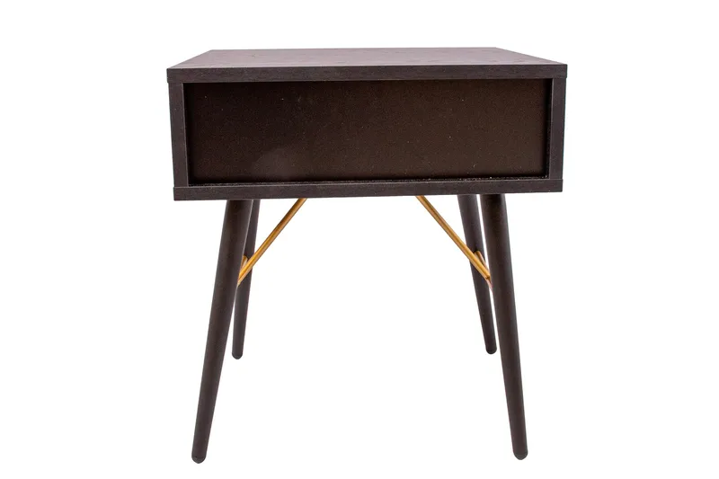 Luxemburg Nattbord Svart/Kobber - Møbler - Bord - Avlastningsbord - Sengebord & nattbord