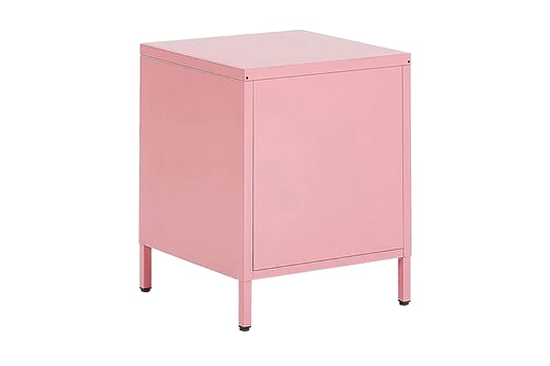 Malavin Nattbord 43 cm - Stål/Rosa - Møbler - Bord - Avlastningsbord - Sengebord & nattbord