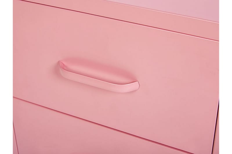 Malavin Nattbord 43 cm - Stål/Rosa - Møbler - Bord - Avlastningsbord - Sengebord & nattbord